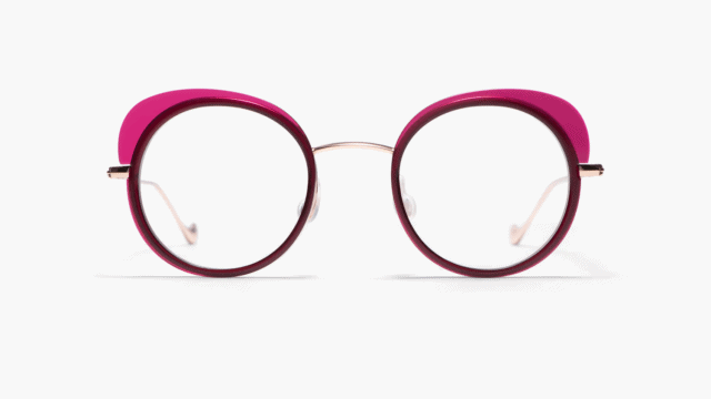 eyeglasses-caroline-abram-fushia-gold-front