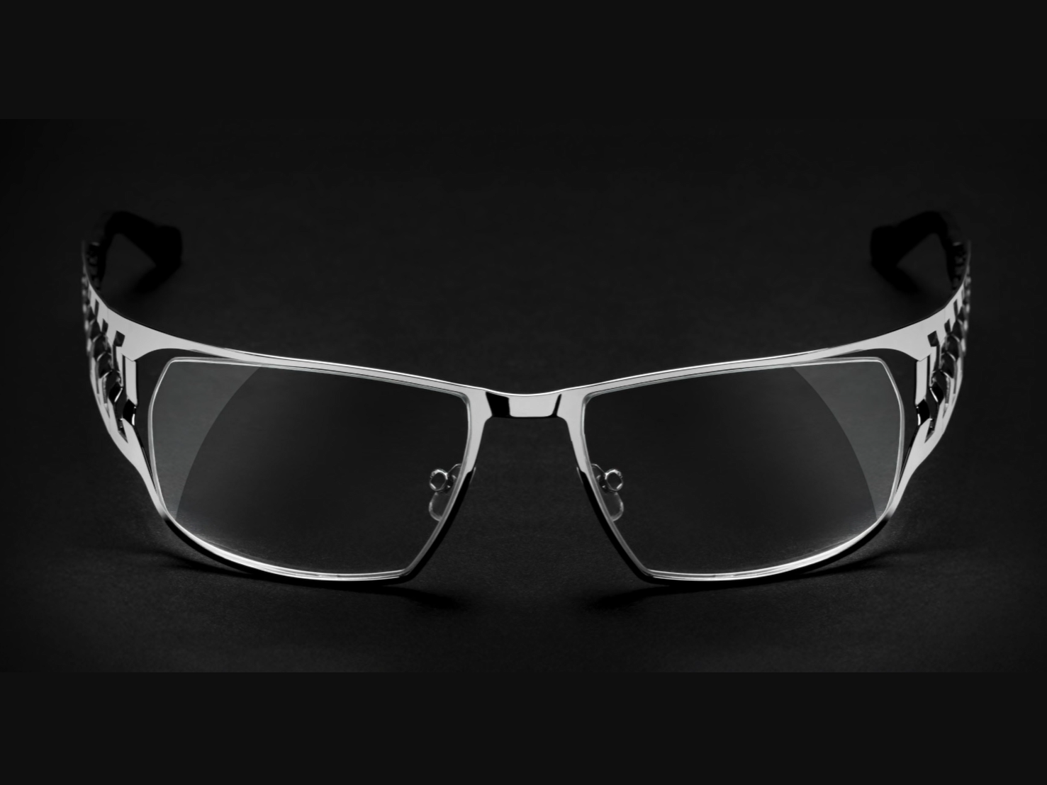 【新品】【匿名配送】Gajess Navy 40size New JOHN VARVATOS Eyeglasses V176 52-19 Black Frames w/ Gold